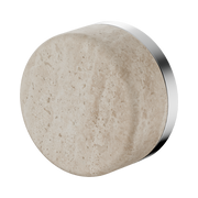 Serenity Progressive Shower Mixer With Rome Travertine Handle Chrome