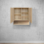 Load image into Gallery viewer, Byron Natural Oak Shaving Cabinet
