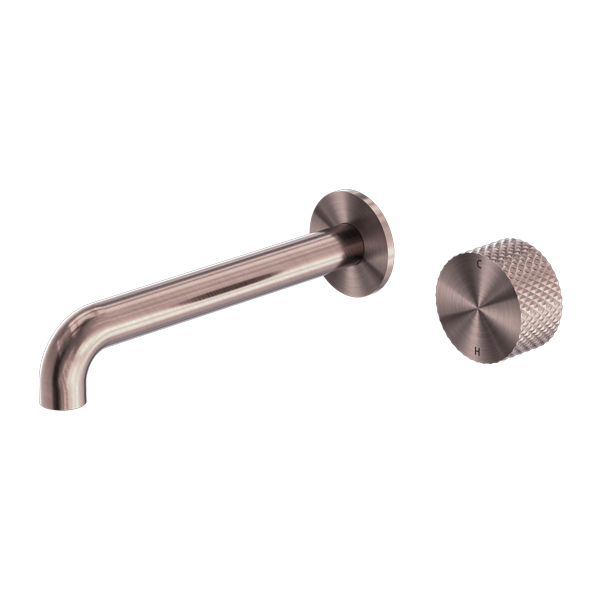 OPAL PROGRESSIVE WALL BASIN/BATH SET 260MM BRUSHED GOLD
