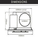 Load image into Gallery viewer, AllAir Pro 250 HIGH EXTRACTION ROUND EXHAUST FAN

