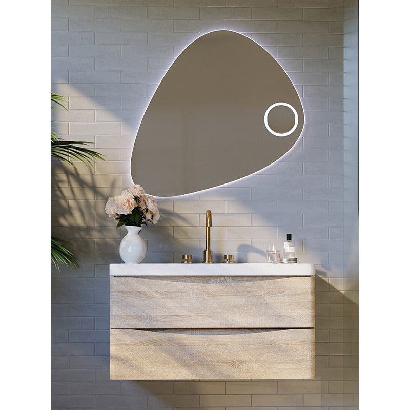 Triangolo LED Bathroom Wall Mirror