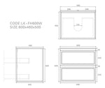 Load image into Gallery viewer, New Hamilton Federation Slim Wall Hung Cabinet Matte Black
