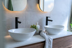 Load image into Gallery viewer, Round Tall Basin Mixer - Matte Black
