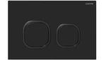 Load image into Gallery viewer, R&amp;T Soft Square Low Rise Push Button Matte Black
