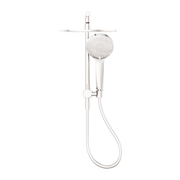 MECCA 2 IN 1 TWIN SHOWER BRUSHED NICKEL