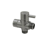 Load image into Gallery viewer, Brushed Gun Metal Grey Brass Bidet Diverter
