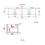 Load image into Gallery viewer, Hamilton Wall Hung Vanity
