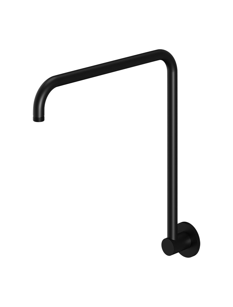 Square Overhead Shower Arm - Matte Black