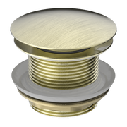 40MM BATH POP-UP PLUG WITH REMOVABEL WASTE NO OVERFLOW AGED BRASS