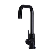 Round Kitchen Mixer Tap - Matte Black
