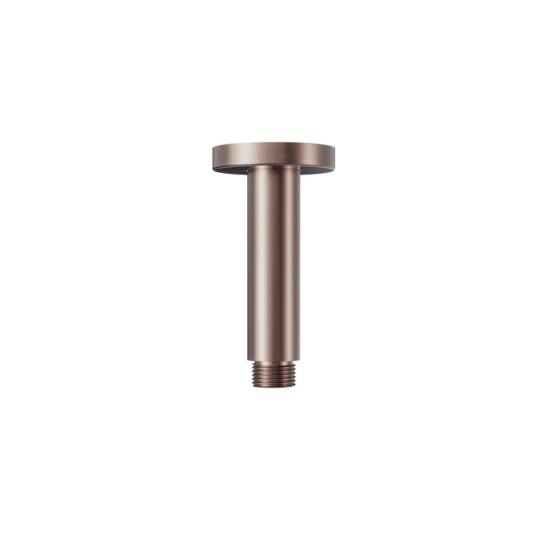 ROUND CEILING ARM 100MM LENGTH BRUSHED BRONZE