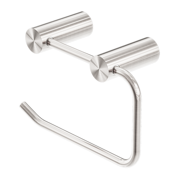 NEW MECCA TOILET ROLL HOLDER BRUSHED NICKEL