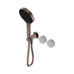 Load image into Gallery viewer, Serenity Progressive Shower System With Carrara Handle And Serenity Hand Shower Brushed Bronze
