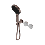 Serenity Progressive Shower System With Carrara Handle And Serenity Hand Shower Brushed Bronze