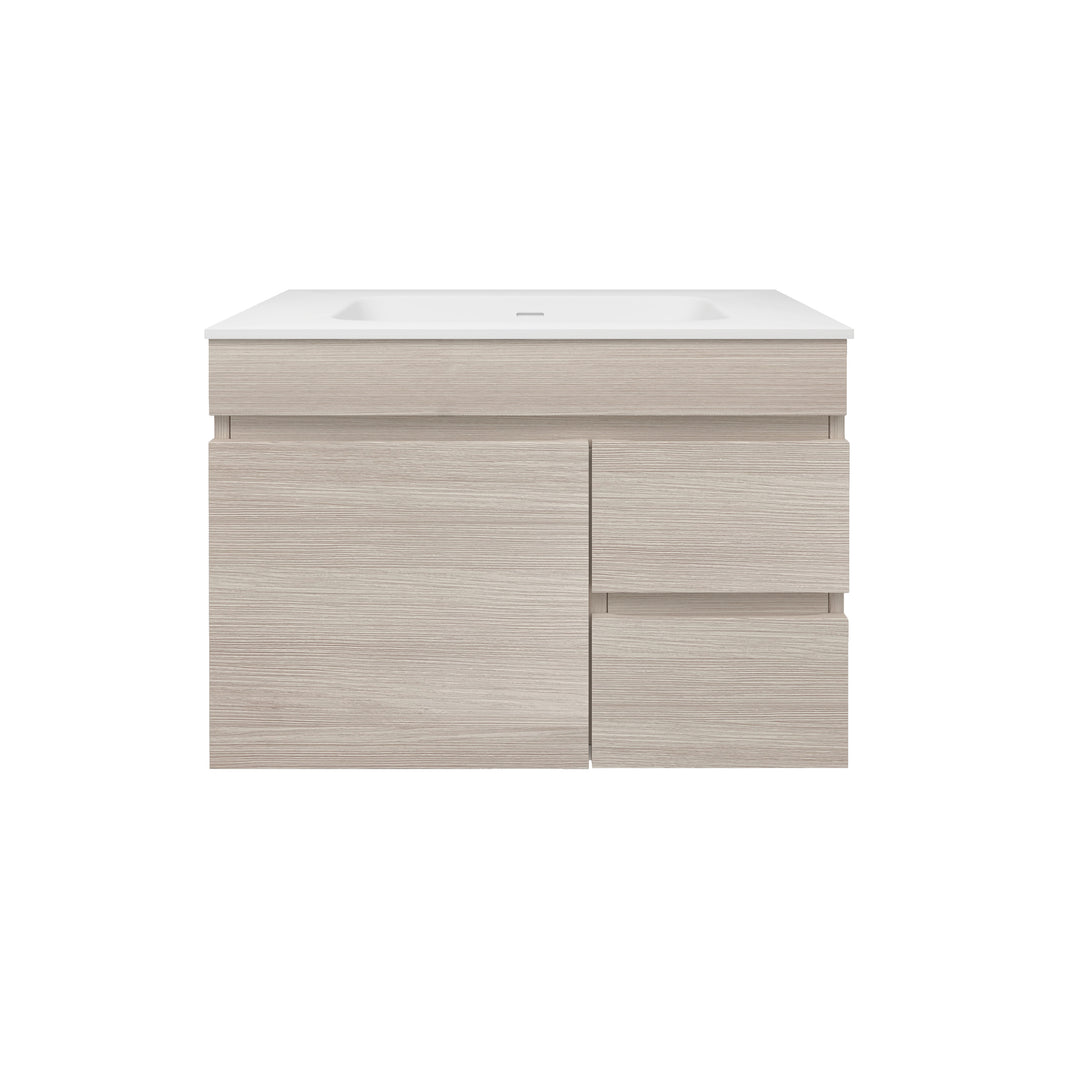 Camden Morden Wall Hung Vanity Coastal Oak