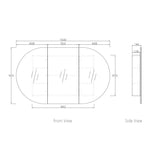 Load image into Gallery viewer, Bondi White Shaving Cabinet
