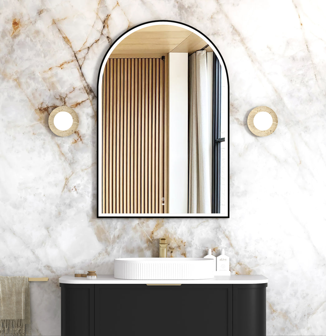 LED Archie Metal Frame Mirror 1200x800