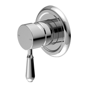 YORK SHOWER MIXER WITH METAL LEVER CHROME