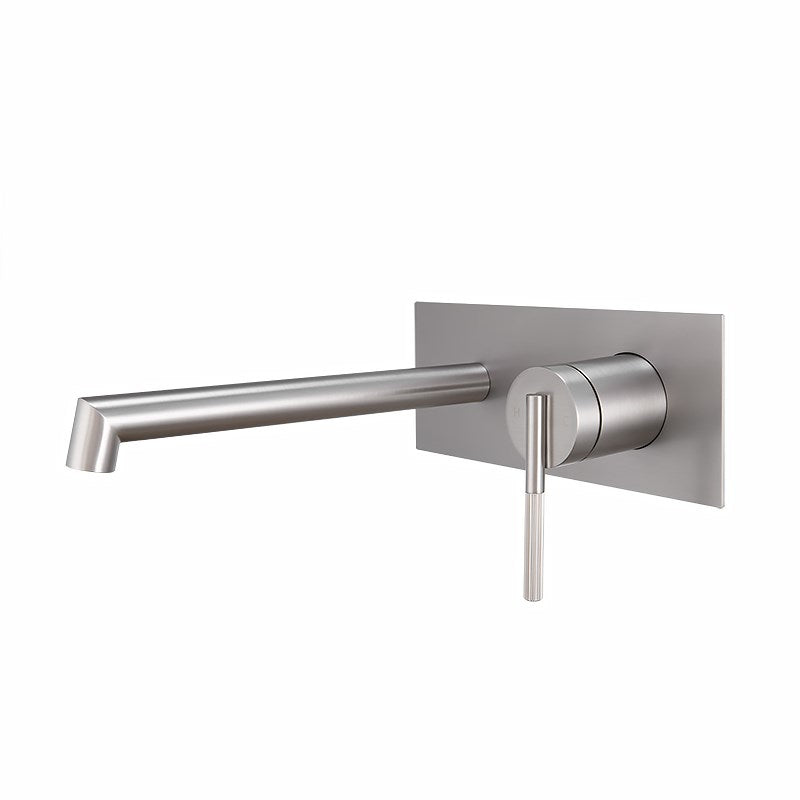 CADDENCE Series Brushed Nickel Wall Mixer with Spout