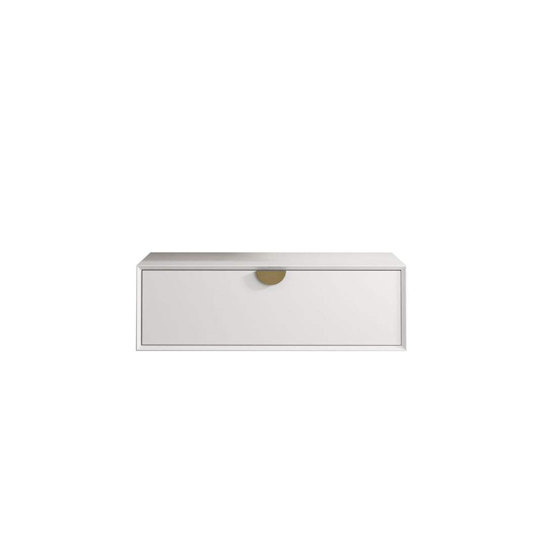 Moonlight White Wall Hung Cabinet