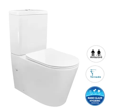 Feanza Toilet Suite Slim Seat R&T