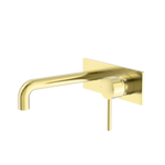 Load image into Gallery viewer, DOLCE WALL BASIN/BATH MIXER BRUSHED GOLD
