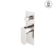 ECCO SHOWER MIXER WITH DIVERTOR BRUSHED NICKEL