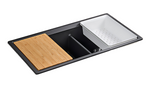 Load image into Gallery viewer, NEOROC TASK Working Station OFFSET SR UC TI SINK, Matt Black,860
