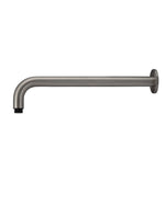 Load image into Gallery viewer, Round Wall Shower Curved Arm 400mm - Shadow

