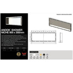 Load image into Gallery viewer, ANOOK 900x300x90mm Polished SS
