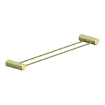 Load image into Gallery viewer, OPAL DOUBLE TOWEL RAIL 800MM BRUSHED GOLD