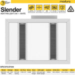 Load image into Gallery viewer, Slender White  1000W HALOGEN SUPERIOR
