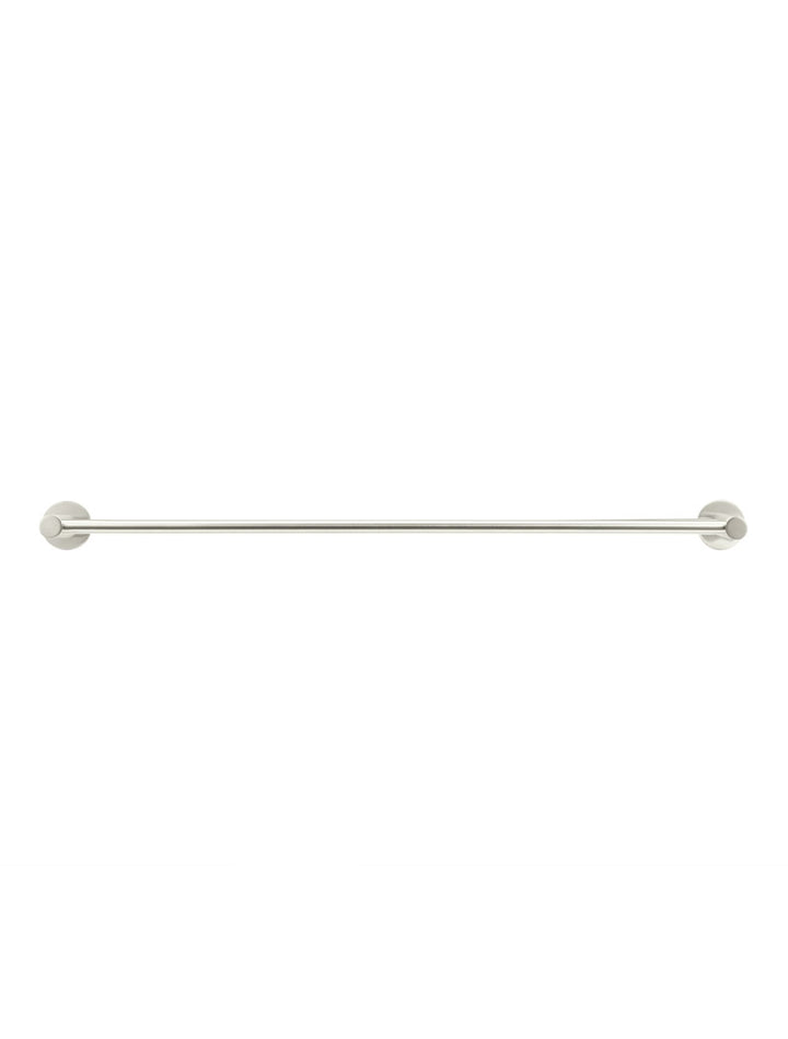 Round Double Towel Rail 600mm - PVD Brushed Nickel