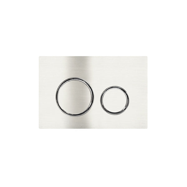 Meir Sigma 21 Dual Flush Plates for Geberit - PVD Brushed Nickel