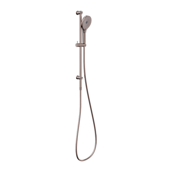 MECCA SHOWER RAIL BRUSHED BRONZE