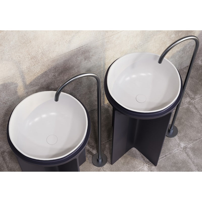 Uno pedestal basin
