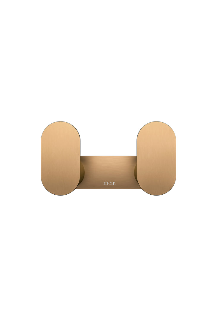 Curvae Double Robe Hook