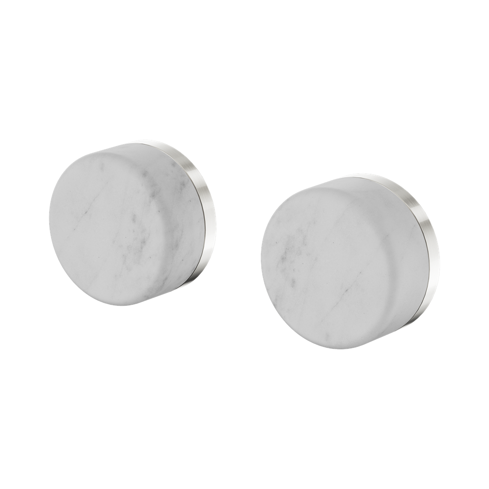 Serenity Wall Top Assembly With Carrara Handle Brushed Nickel