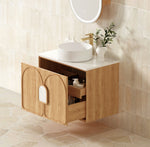 Load image into Gallery viewer, Laguna Natural Oak Wall Hung Vanity
