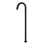 Load image into Gallery viewer, Round Freestanding Bath Spout - Matte Black
