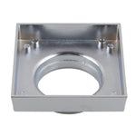 Load image into Gallery viewer, 115*115mm Chrome Brass Tile Insert Floor Drain(90mm Outlet)
