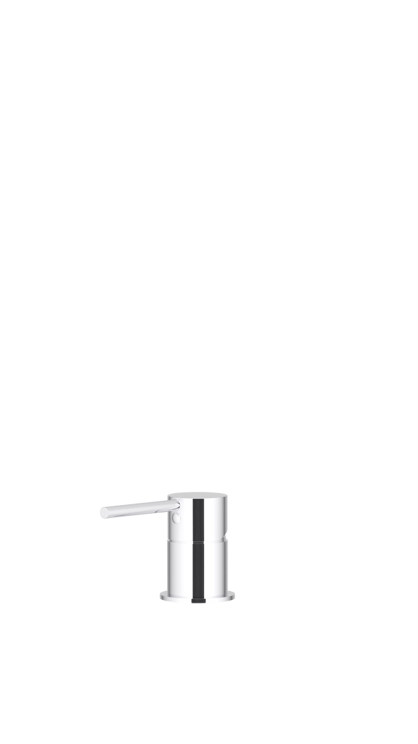 Round Deck Mounted Mixer - Polished Chrome