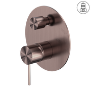 MECCA SHOWER MIXER WITH DIVERTOR BRUSHED BRONZE