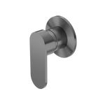 Load image into Gallery viewer, ECCO SHOWER MIXER 80MM ROUND PLATE GUM METAL
