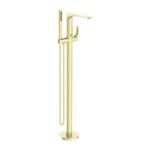 Load image into Gallery viewer, BIANCA FREESTANDING BATH MIXER WITH HAND SHOWER BRUSHED GOLD
