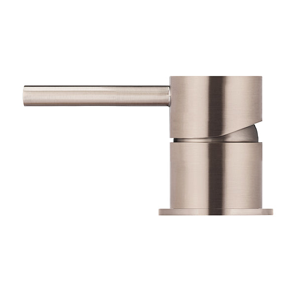 Round Deck Mounted Mixer - Champagne