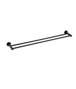 Load image into Gallery viewer, Round Double Towel Rail 600mm - Matte Black (MR01-R60)
