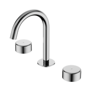Serenity Basin Set Arc Spout With Metal Handle Chrome