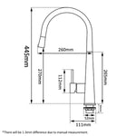 Load image into Gallery viewer, Black Pull Out Kitchen Mixer
