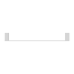 Load image into Gallery viewer, CELIA SINGLE TOWEL RAIL 600MM CHROME
